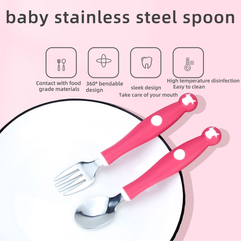 Kids Spoon set in Steel