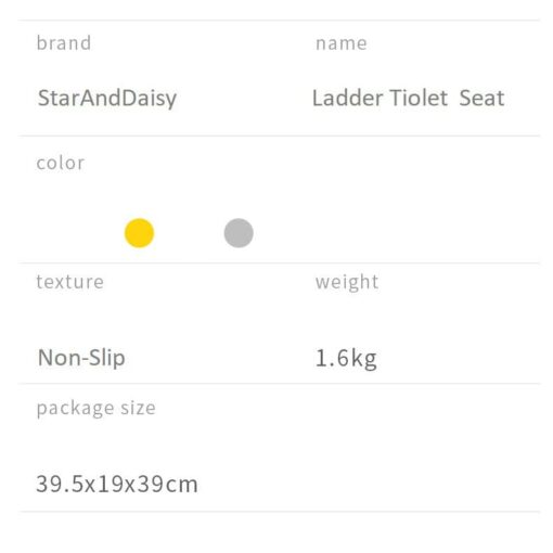 StarAndDaisy Potty Training Seat with Ladder, Toddler Potty Seat for Toilet with Step Stool for Kids, Splash Guard and Wide Pad for Boys Girls, Stable Without Slipping Grey - Image 8