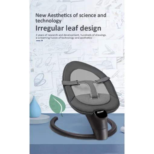 Ronbei (UK) Motion Plus Vibration Baby Rocker with Music (0-12m) - Premium Built and Quality (Age: 0-24month) - Image 3