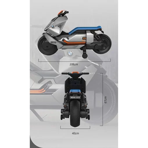StarAndDaisy Ride on Scooter, Super Bike for Kids 12 Months to 72 Months. Rechargeable Battery Operation (Grey) - Image 6