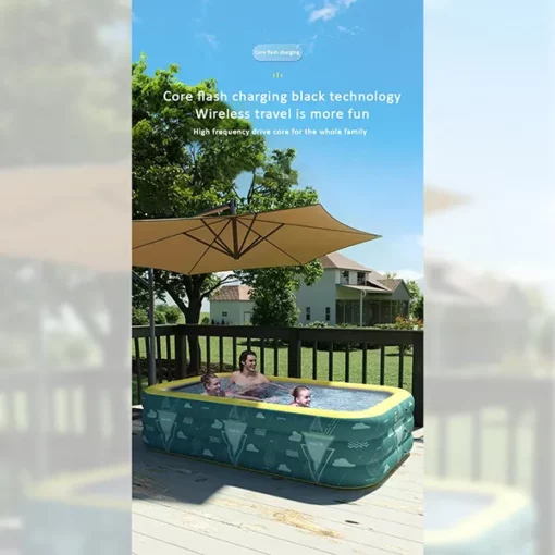 StarAndDaisy GenNext Smart Wireless Inflation Swimming Pool for Kids & Family - 2.1 Meter - Image 2