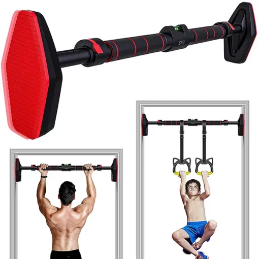 SND by StarAndDaisy - 360° Fitness Doorway Pull Up Bar, Upper Body Home Gym Equipment with Automatic Locking,Level Meter, Adjustable Width - Image 3