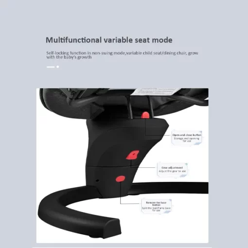 Ronbei (UK) Motion Plus Vibration Baby Rocker with Music (0-12m) - Premium Built and Quality (Age: 0-24month) - Image 7