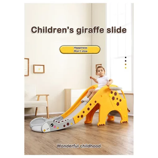 StarAndDaisy Dinosaur Slide Set With Hoop - Blue (Giraffe) - Image 4