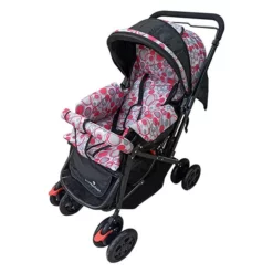 Buy Durable Sunshine Stroller Pram for Baby/Kids (Multi Pink)