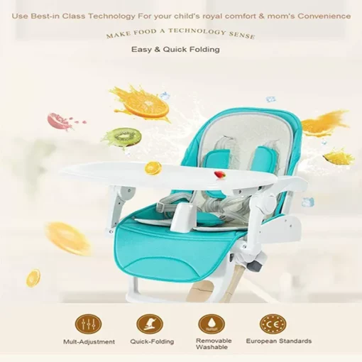 StarAndDaisy Octa Baby Foldable Single Post High Chair - Image 4