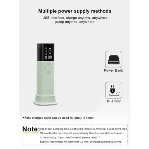 StarAndDaisy Smart Double Breast Pump with several modes and features *Free A box of Dr.Dudu Mlk storage - Image 4