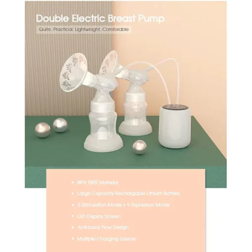 StarAndDaisy Smart Premium Double Breast Pump with several modes and features *Free A box of Dr.Dudu Mlk storage - Image 4