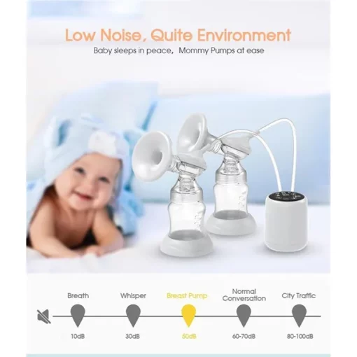 StarAndDaisy Smart Premium Double Breast Pump with several modes and features *Free A box of Dr.Dudu Mlk storage - Image 2