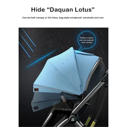 [Refurbished] Coballe Smart Folding Travel Luxury Stroller by StarAndDaisy (Graffiti) - Image 13