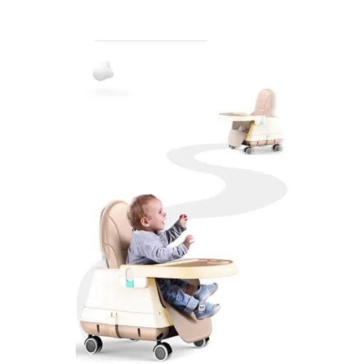 StarAndDaisy Comfort 4 in 1 High Chair - Booster Seat in Graffiti Prints (Blue) - Image 4