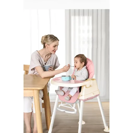 StarAndDaisy Comfort 4 in 1 High Chair - Booster Seat in Graffiti Prints (Blue) - Image 2