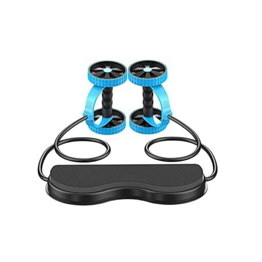 SND 360° Fitness Abdominal Workout Equipment - Adjustable Rope Length with Anti Slip Wheel Design