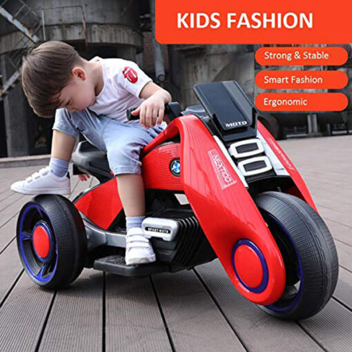 StarAndDaisy Kid's Ride on Style Bike for Kids Toddler Children 15 to 36 Months Battery Operated, Rechargeable - Image 2
