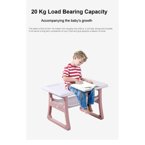 [Refurbished] StarAndDaisy  Multi-Functional Kids Table Chair Set - Early Education Study, Toy Play Table for 2-10 Years Old Kids -  Blue - Image 3