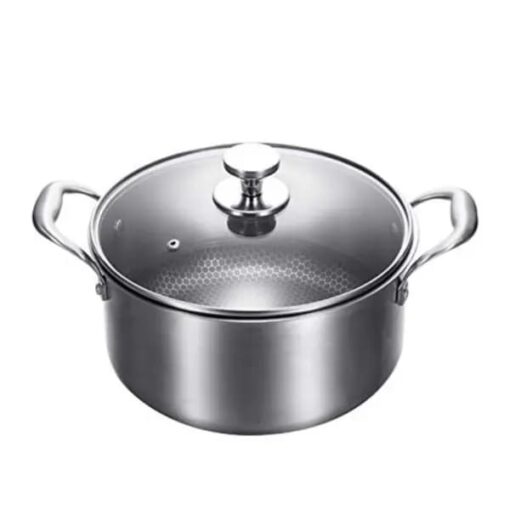 SND Homes Smart Cookware by , SUS 304 Abrasion Resistant Non Stick Coating 7 Layer Energy Saving Soup Pot Pan 5 Liter (26 cm Soup Pot)