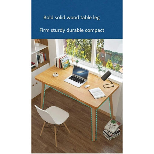 [Refurbished] Utilite™ Nordic Style Smart Study Table for Modern Homes, Multi-Purpose Office Desk Workstation, One Step Installation (White (120 X 60 cm) - Image 3