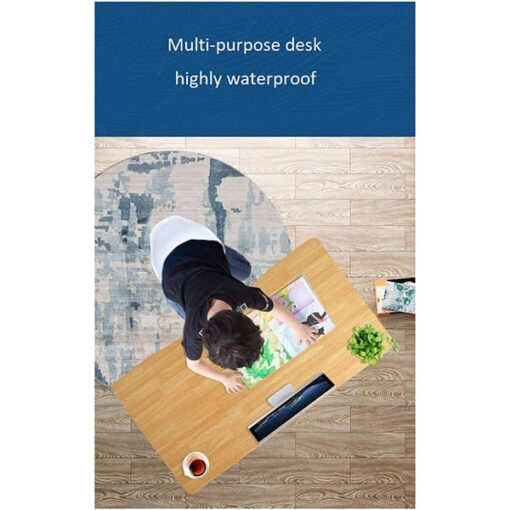 [Refurbished] Utilite™ Nordic Style Smart Study Table for Modern Homes, Multi-Purpose Office Desk Workstation, One Step Installation (White (120 X 60 cm) - Image 5
