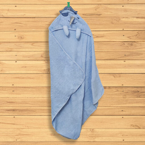 Staranddaisy Newborn 3-in-1 Printed Hooded Baby Bath Towel (Blue),Pack of 1 Piece set (Upto 12 month) - Image 5