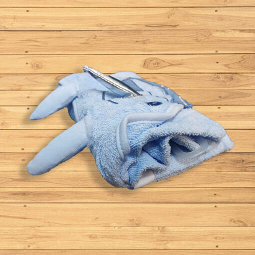 Staranddaisy Newborn 3-in-1 Printed Hooded Baby Bath Towel (Blue),Pack of 1 Piece set (Upto 12 month) - Image 4