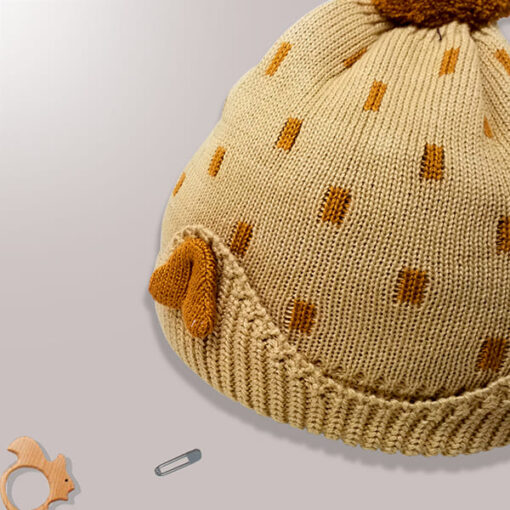 StarAndDaisy Kids Winter Cap (Upto 4 years kids – Tussock) - Image 3