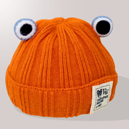 StarAndDaisy Kids Winter Cap (Upto 4 years kids - orange)