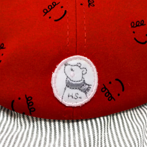 StarAndDaisy Kids Summer Cap (Upto 4 years kids – Red) - Image 4