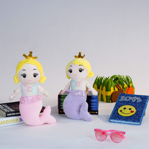 StarAndDaisy Cuddle Toys Series - Mermaid Plush - Super Soft High Quality (Size - 35cm | Color - Purple) - Image 2