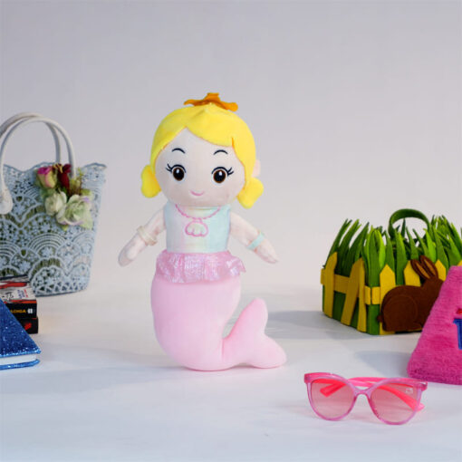 StarAndDaisy Cuddle Toys Series - Mermaid Plush - Super Soft High Quality (Size - 35cm | Color - Pink)