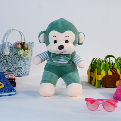 StarAndDaisy Cuddle Toys Series - Monkey Plush - Super Soft High Quality (Size - 35cm | Color - Green)