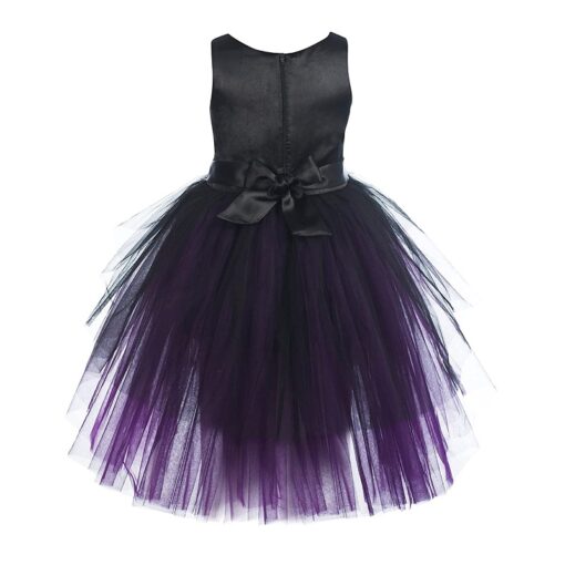 Purple Girls Party Wear Dress - Image 7