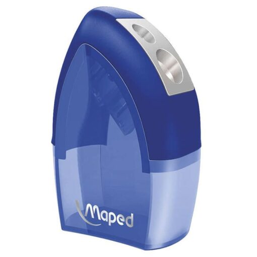 Maped Pencil Sharpener Tonic Metal 2 Holes Canister Blister - Image 2