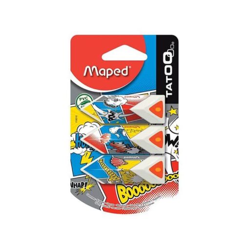 Maped Triangular Pyramid Blister Eraser X3 - Image 2