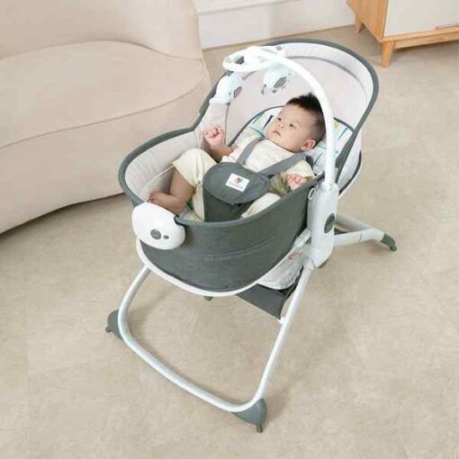 MASTELA 6 IN 1 MULTI-FUNCTION BASSINET- TEAL - Image 3