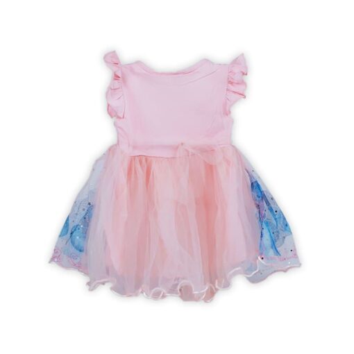 Pink Frozen Toddler Baby Girl Princesses Belle Dress - Image 2