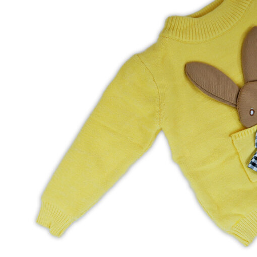 Woolen Bunny Sweater Regular fit Full Sleeves For 1-5 Years Kids - Image 2