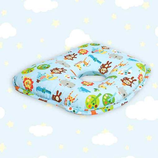 StarAndDaisy Memory Foam Baby Head Shaping Pillow for Preventing Flat Head Syndrome, 0+ Years, 26 cm X 21 cm X 4 cm (Bambi & Friends) - Multicolor - Image 3