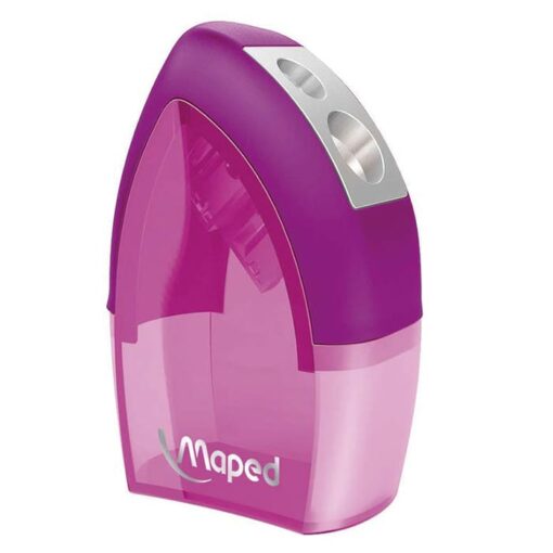 Maped Pencil Sharpener Tonic Metal 2 Holes Canister Blister - Image 4