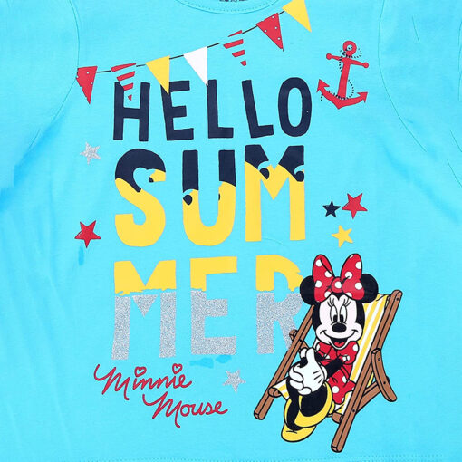 Mickey Mouse Printed Cotton T-shirt for Kids from 2years to 6years - Image 2