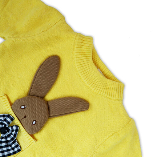 Woolen Bunny Sweater Regular fit Full Sleeves For 1-5 Years Kids - Image 4