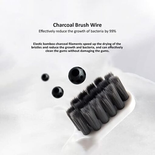 Ultra Soft Bristles, 10000 Fine Charcoal Bristles, Advanced Toothbrush. (Casa 910 - Pack of 8) - StarAndDaisy  - Image 8