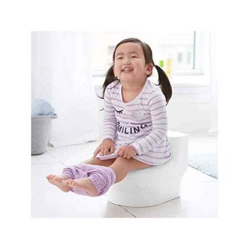 Skip Hop Made for Me Potty Training Toilet for Toddlers with Realistic Flushing Sound & Baby Wipes Holder, White - Image 5