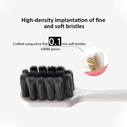 Ultra Soft Bristles, 10000 Fine Charcoal Bristles, Advanced Toothbrush. (Casa 910 - Pack of 8) - StarAndDaisy  - Image 9