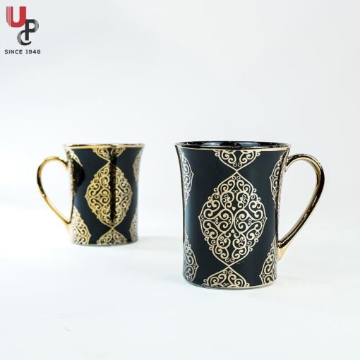 SND Homes Flower Series Fine Bone China Ceramics 300ml (Pack of 2) Bone China Coffee Mug  (330 ml, Pack of 2) - Image 5