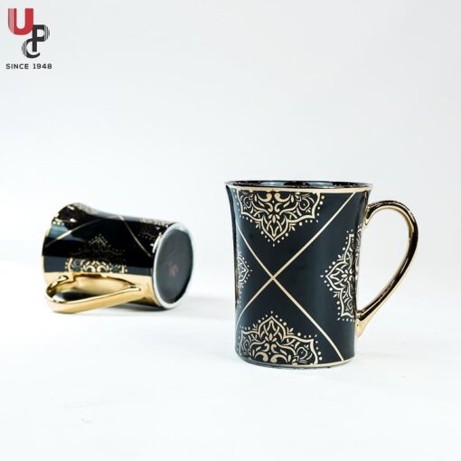 SND Homes Flower Series Fine Bone China Ceramics 300ml (Pack of 2) Bone China Coffee Mug  (330 ml, Pack of 2) - Image 5