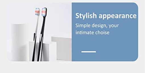 StarAndDaisyUltra-Soft Bristles Toothbrush, 10000 Fine Bristles, Antibacterial Brush with Deep Cleaning (Multicolor-Pack of 4) - Image 5