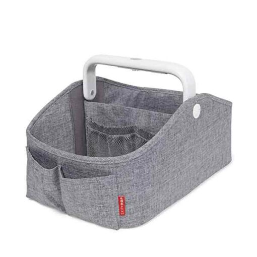 Skip Hop Light Up Diaper Caddy, Grey, 1 Count (Pack of 1) (304300)