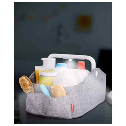 Skip Hop Light Up Diaper Caddy, Grey, 1 Count (Pack of 1) (304300) - Image 7