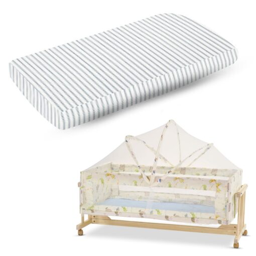 StarAndDaisy Super Soft Mattress For Seyfert Wooden Crib Babies With Washable Zipper Cover
