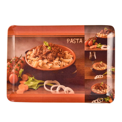 SND Homes Premium Melamine Break Resistant Serving Tray Set Flora Shape Modern Designs(Set of 3 - S, M, L)